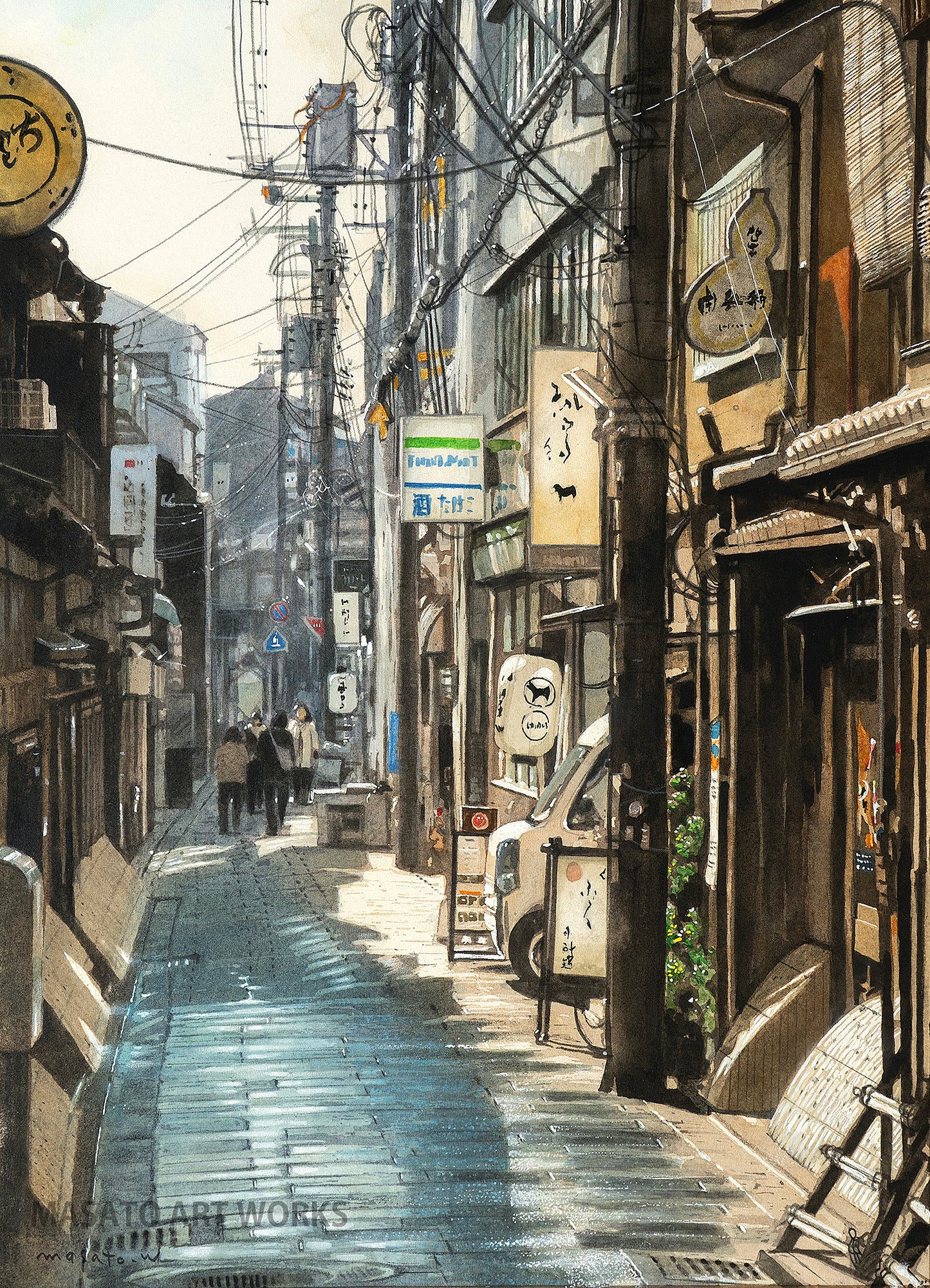 n-古きと新しきが交差する京都路地風景