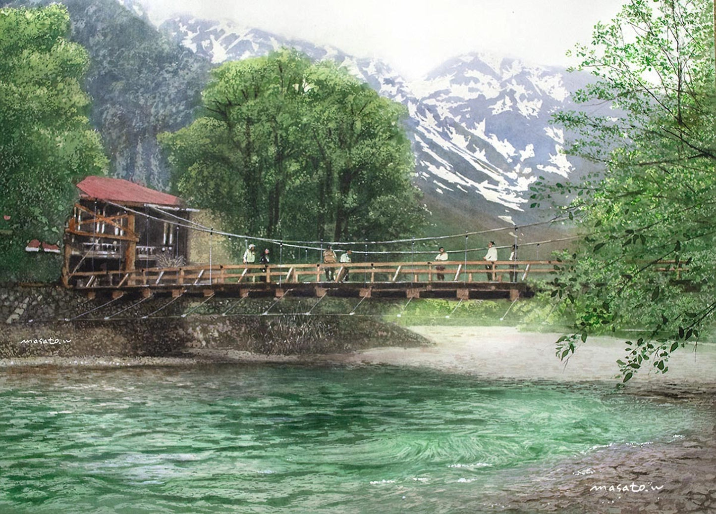 Kamikochi Kappa Bridge
