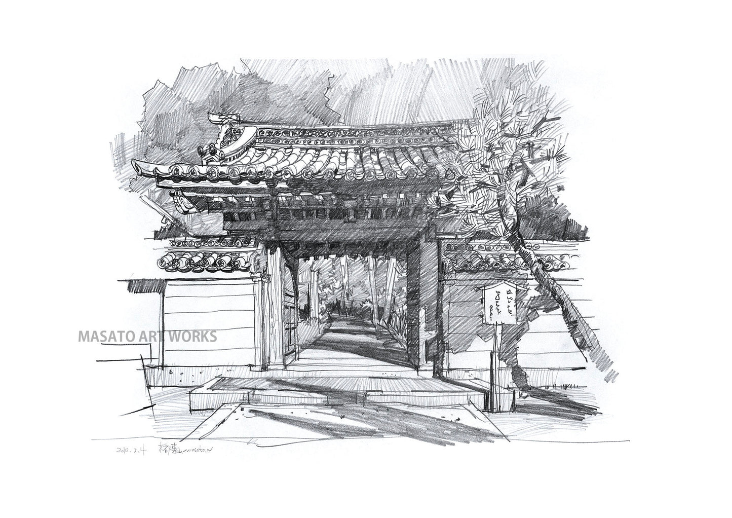 PD-Puerta del templo en Higashiyama, Kioto