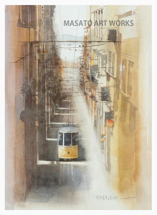 15. Una ciudad con tranvías