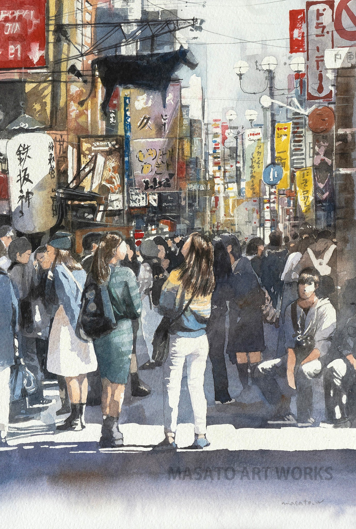 15.ある日の大阪道頓堀