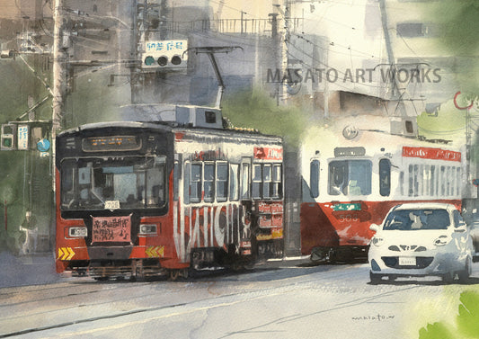 10.すれ違う路面電車