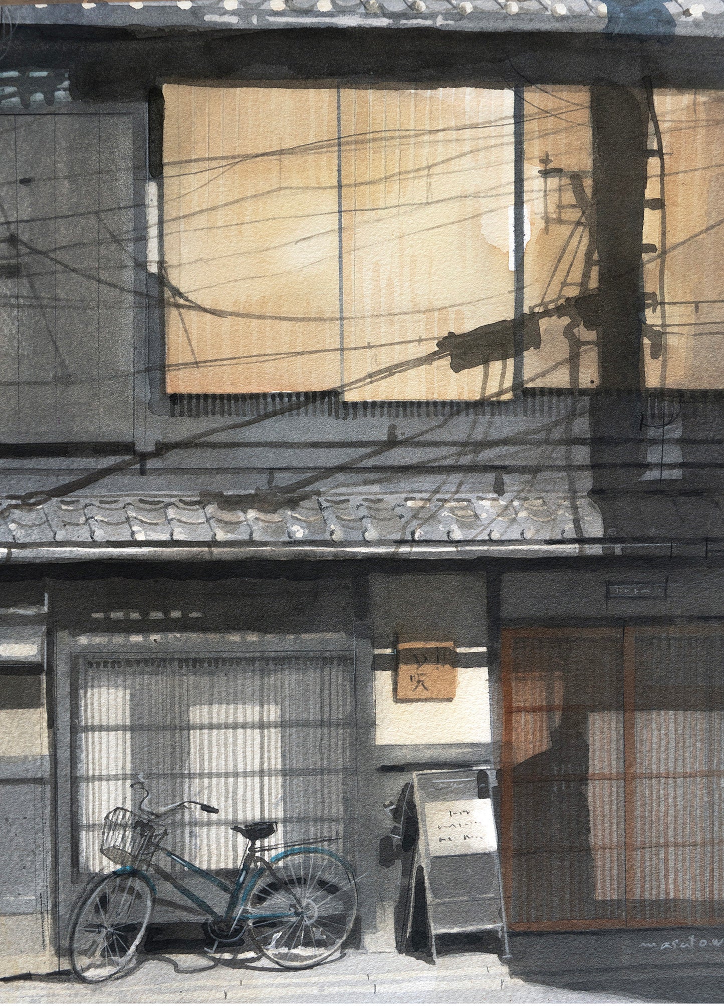 7-気楽な気持ちで描く京都祇園の風景