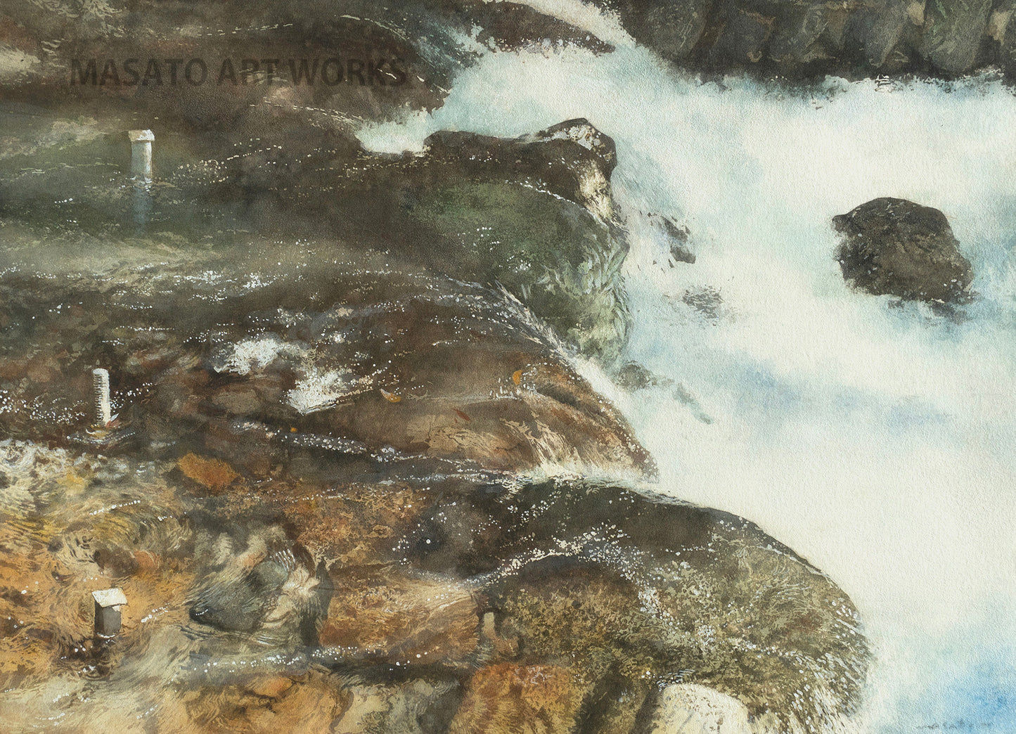 10.流れ落ちる水