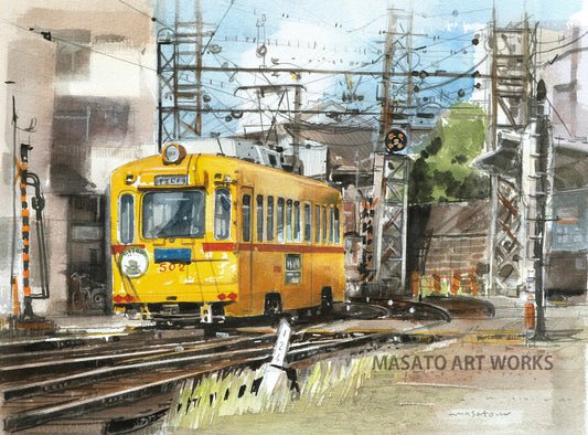 10. Hankai Tramway Sketch
