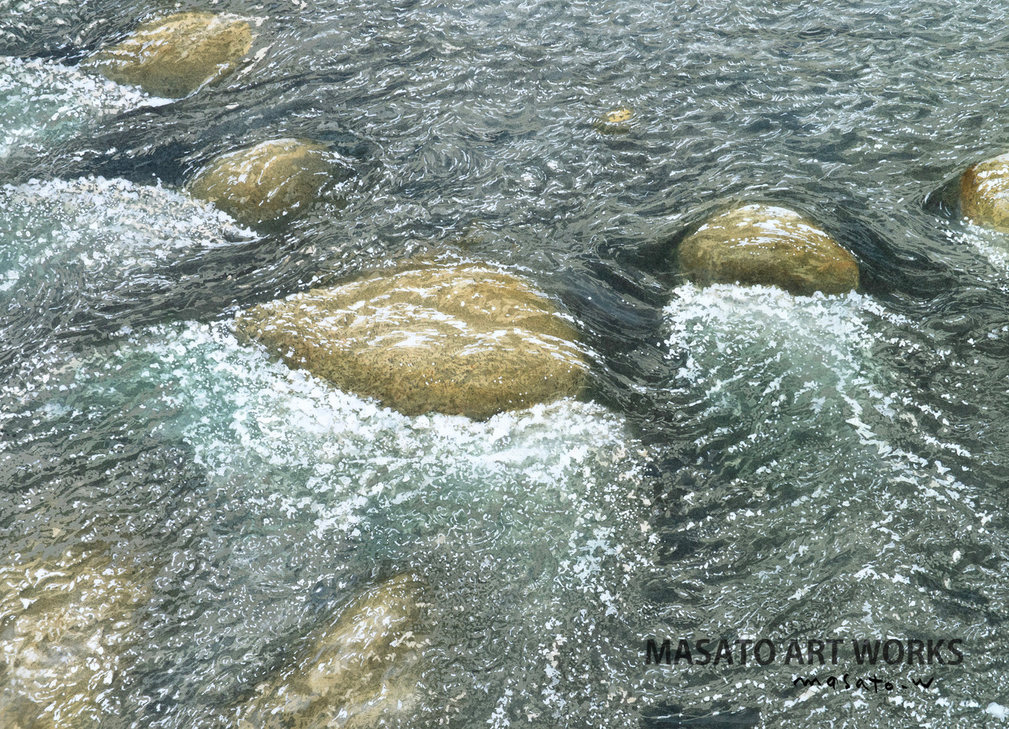 n-川の流れと飛び石