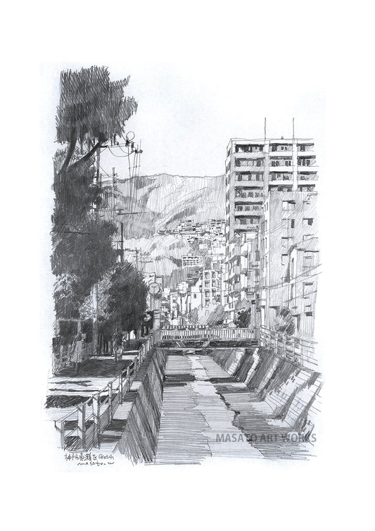 PD-川の流れる街