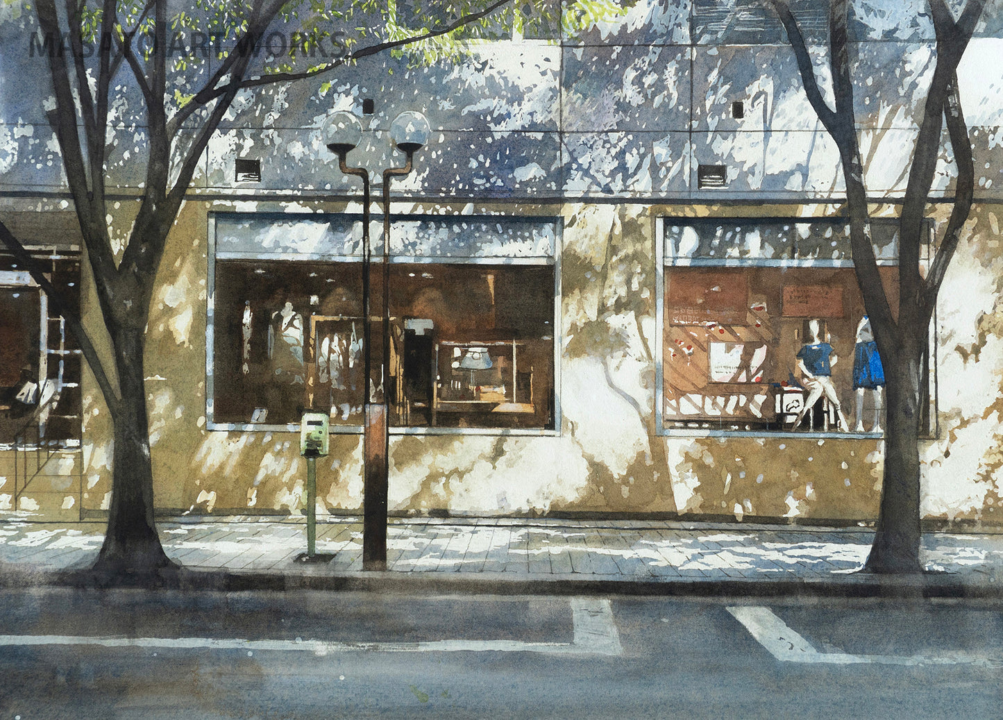 10.ショーウインドに落ちる影