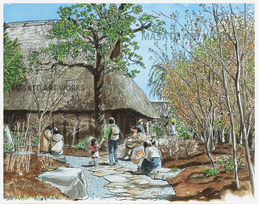 10.京都嵐山散策中のひと時