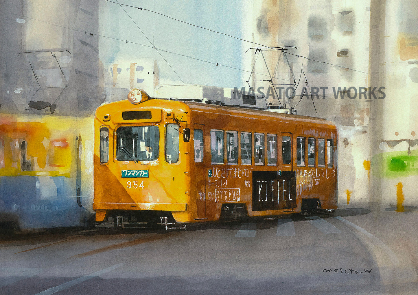 10.オレンジ色の路面電車