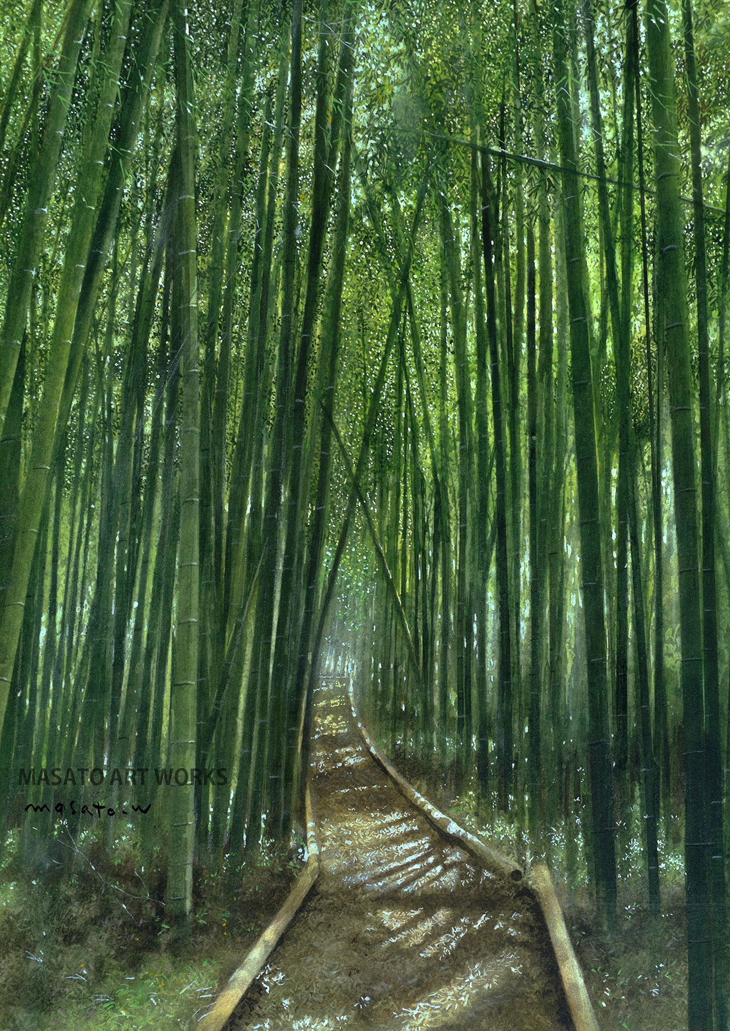 n-鶯鳴く竹の小径