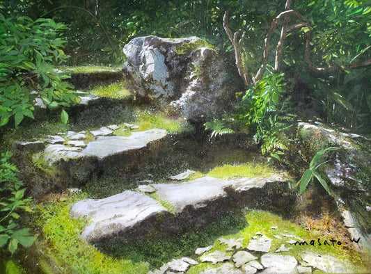 Stone steps and light/ Kyoto/石段と光・京都にて